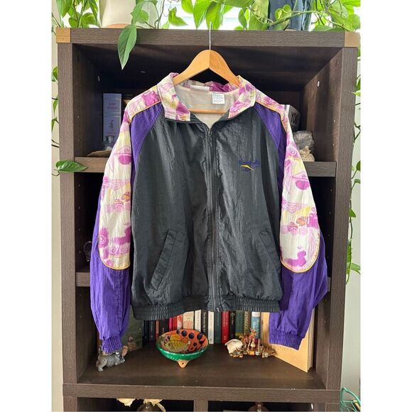 Vintage 90s Reebok Windbreaker Jacket Size Large - Picture 1 of 4